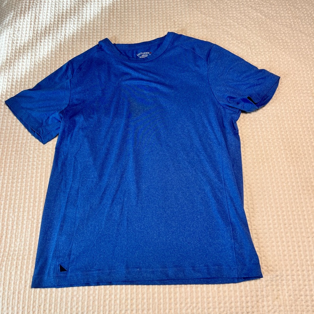 UNTUCKit Men's Vibrant Blue Short Sleeve Tee